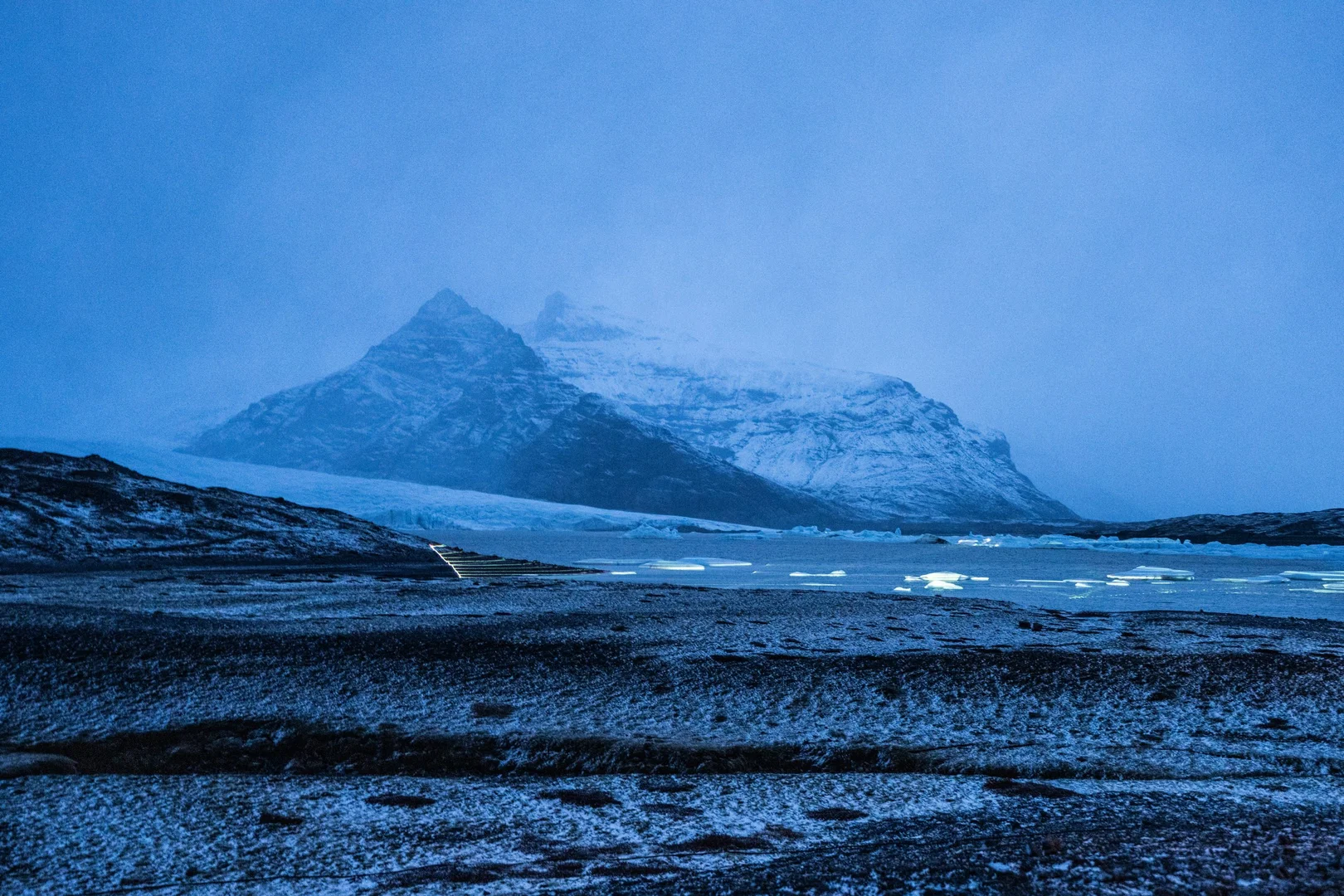 Glacier vista in Iceland — Amazon Influencer Program creators trip